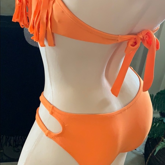 NWT Victoria’s Secret fringe swimsuit bikini m - Picture 7 of 8